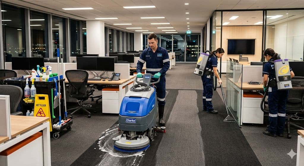 Deep commercial cleaning service